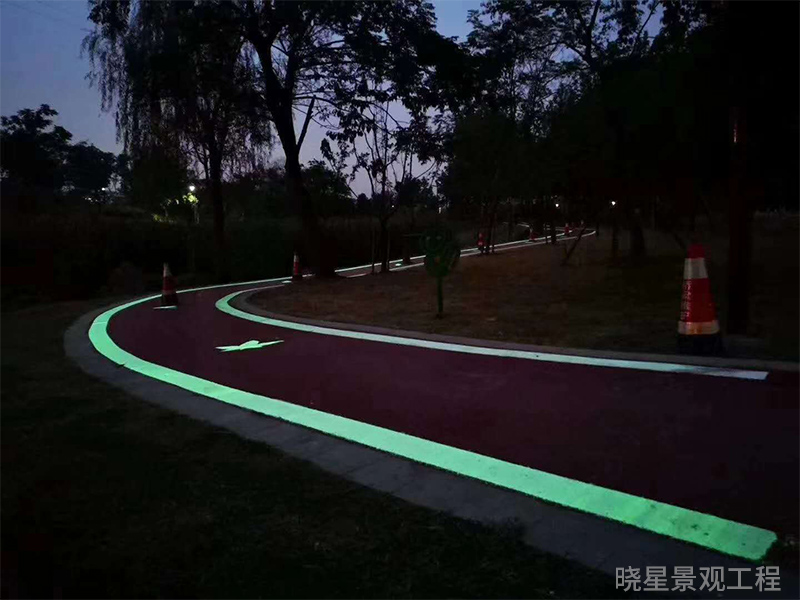 夜光石路面